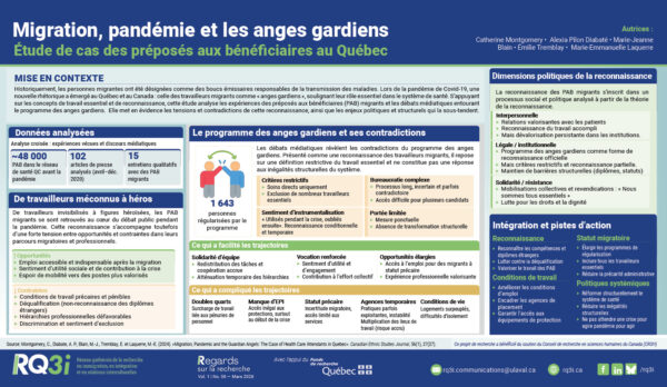 RegardRecherche_06_Migration, pandémie et les anges gardiens